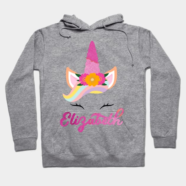 Name elizabeth unicorn Hoodie by Gaming champion